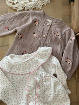 Love Flower Knit Suits_Lavender Pink