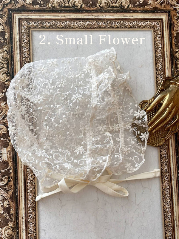 Frill Lace Bonnet