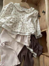 Lala Frill Flared Leggings_2Colours
