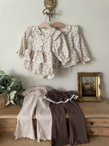 Lala Frill Flared Leggings_2Colours