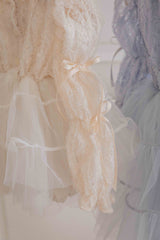 Velorin Shimmer Tulle Dress Romper_Blue