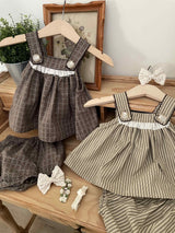 Cami Blouse and Bloomer Set _Stripes