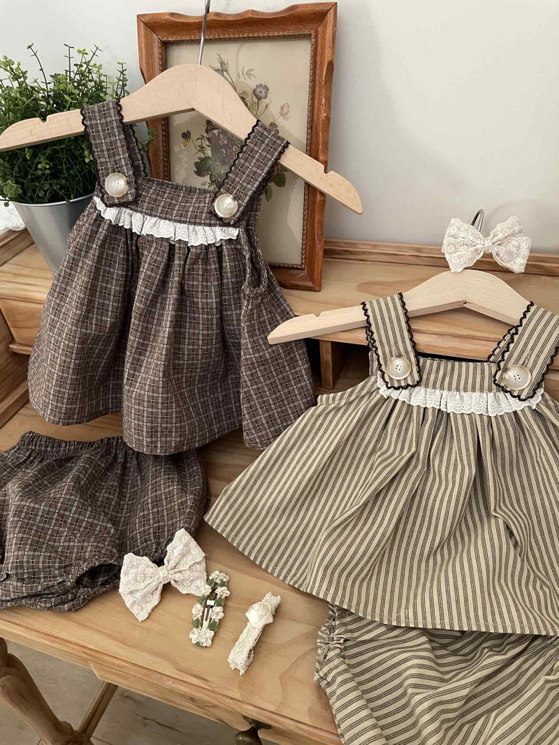 Cami Blouse and Bloomer Set _Stripes