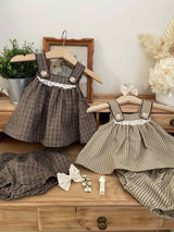Cami Blouse and Bloomer Set _Stripes