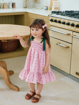 Coco Smocked Dress _Pink
