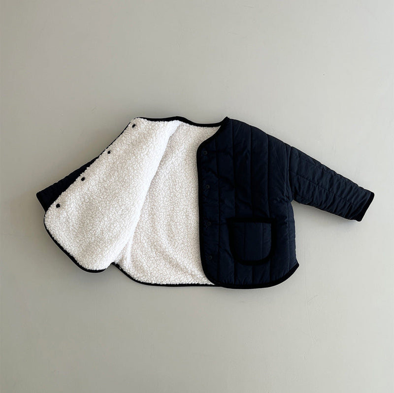 Reversible Quilted Jumper_ Black