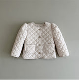 Quilted Puff Jacket _ Cream