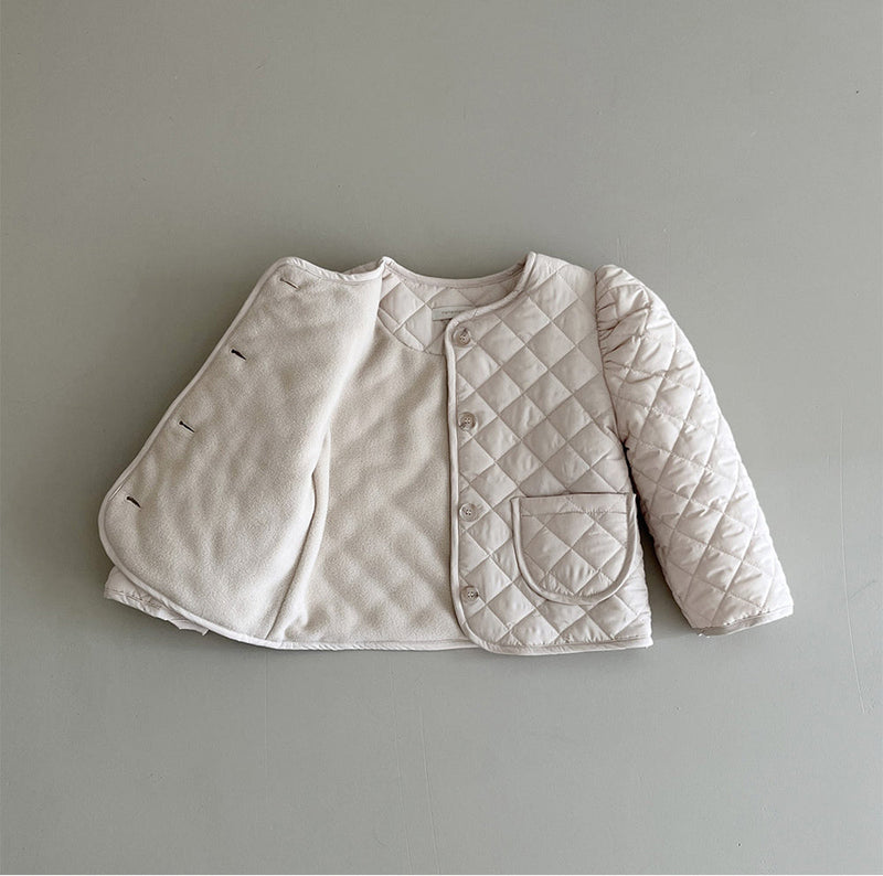 Quilted Puff Jacket _ Cream