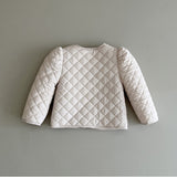 Quilted Puff Jacket _ Cream