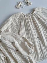 Cream Blossom Dress