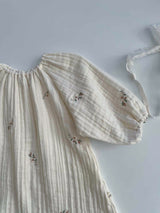 Cream Blossom Dress