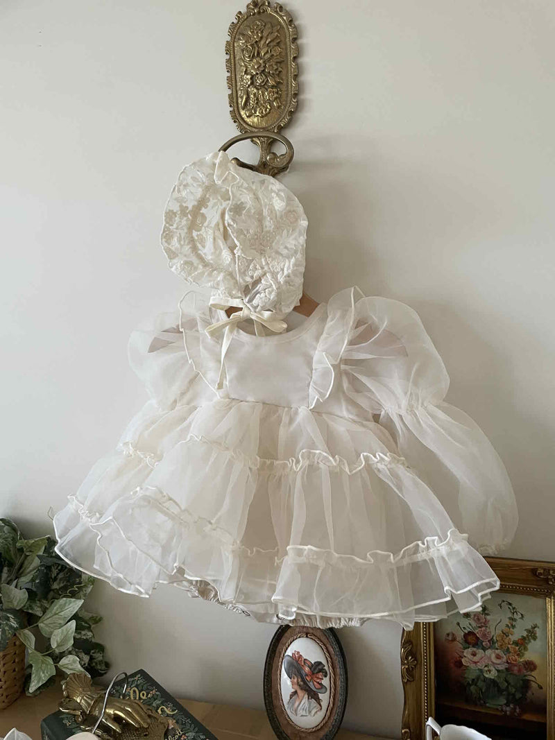 Frill Lace Bonnet _3 Types