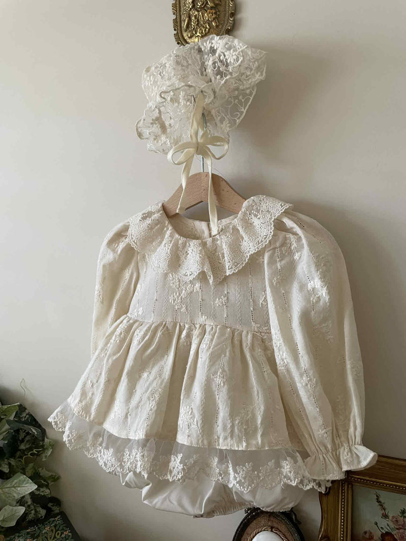 Frill Lace Bonnet _3 Types