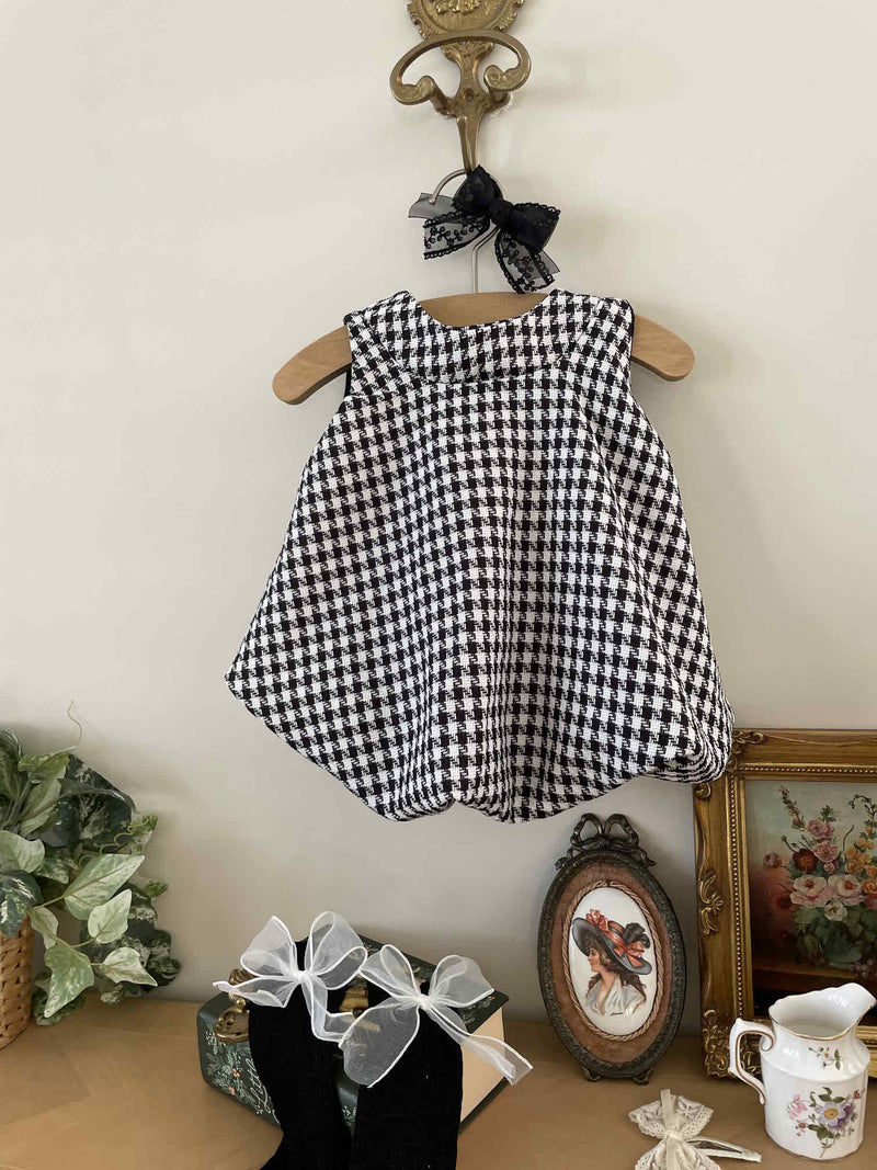 Petite Houndstooth Dress