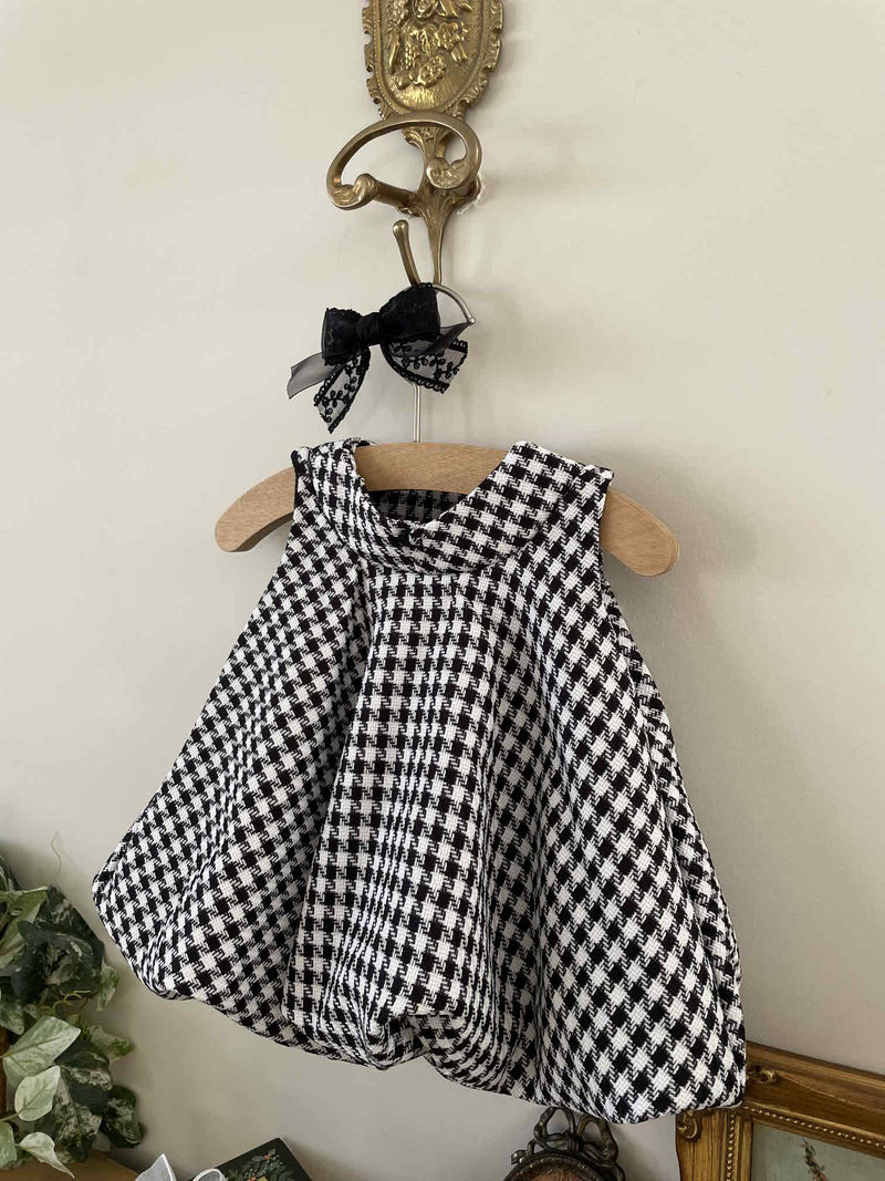 Petite Houndstooth Dress