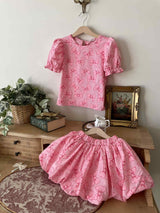 Seri Blouse and Skort Set