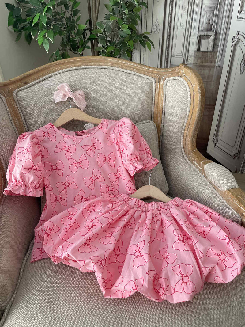 Seri Blouse and Skort Set