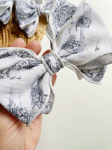 Toile Bow Hair clip