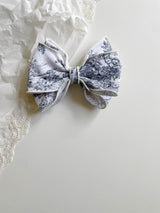 Toile Bow Hair clip