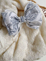 Toile Bow Hair clip