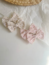 Embroidered Check Bow Sets_4 Colours