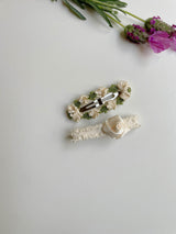 Mini Rose Hair clip Set