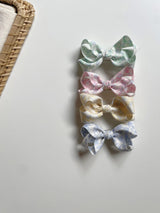 Paisley Bow Clips