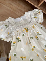 Garden Embroidered Dress