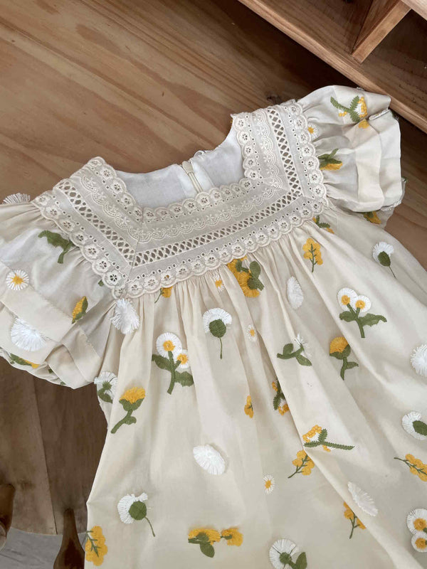 Garden Embroidered Dress