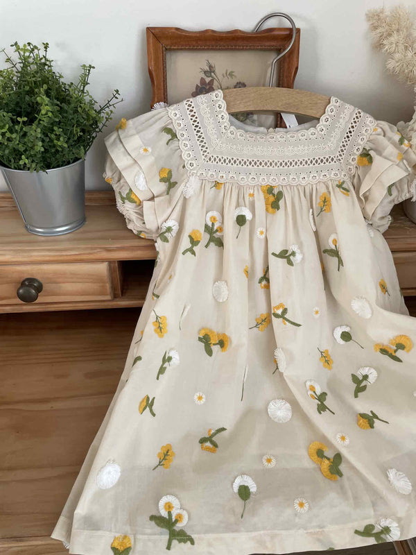 Garden Embroidered Dress