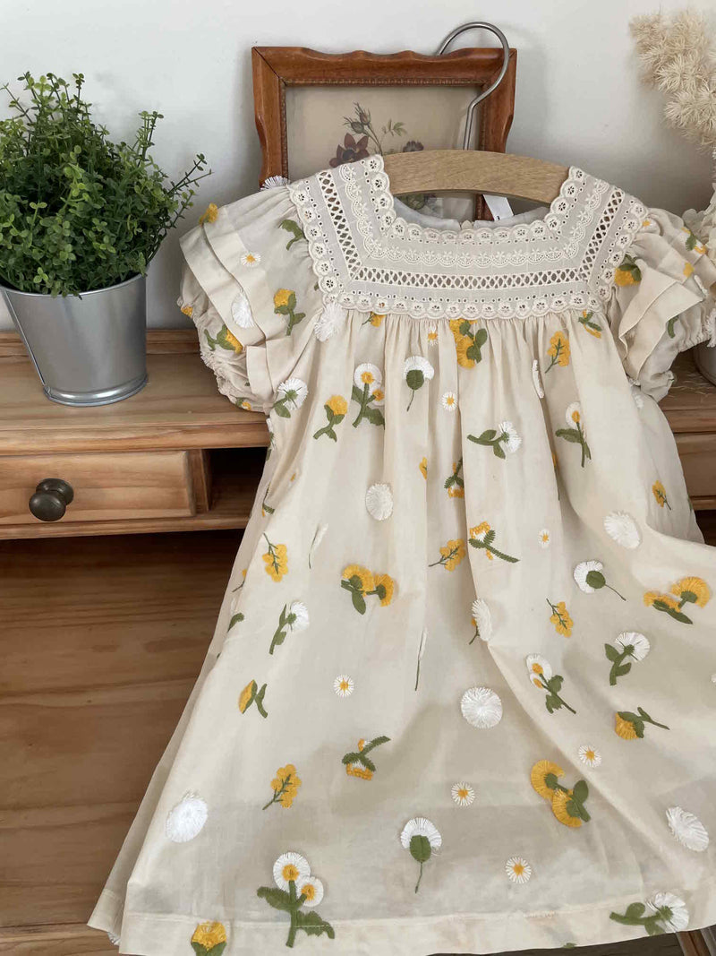 Garden Embroidered Dress