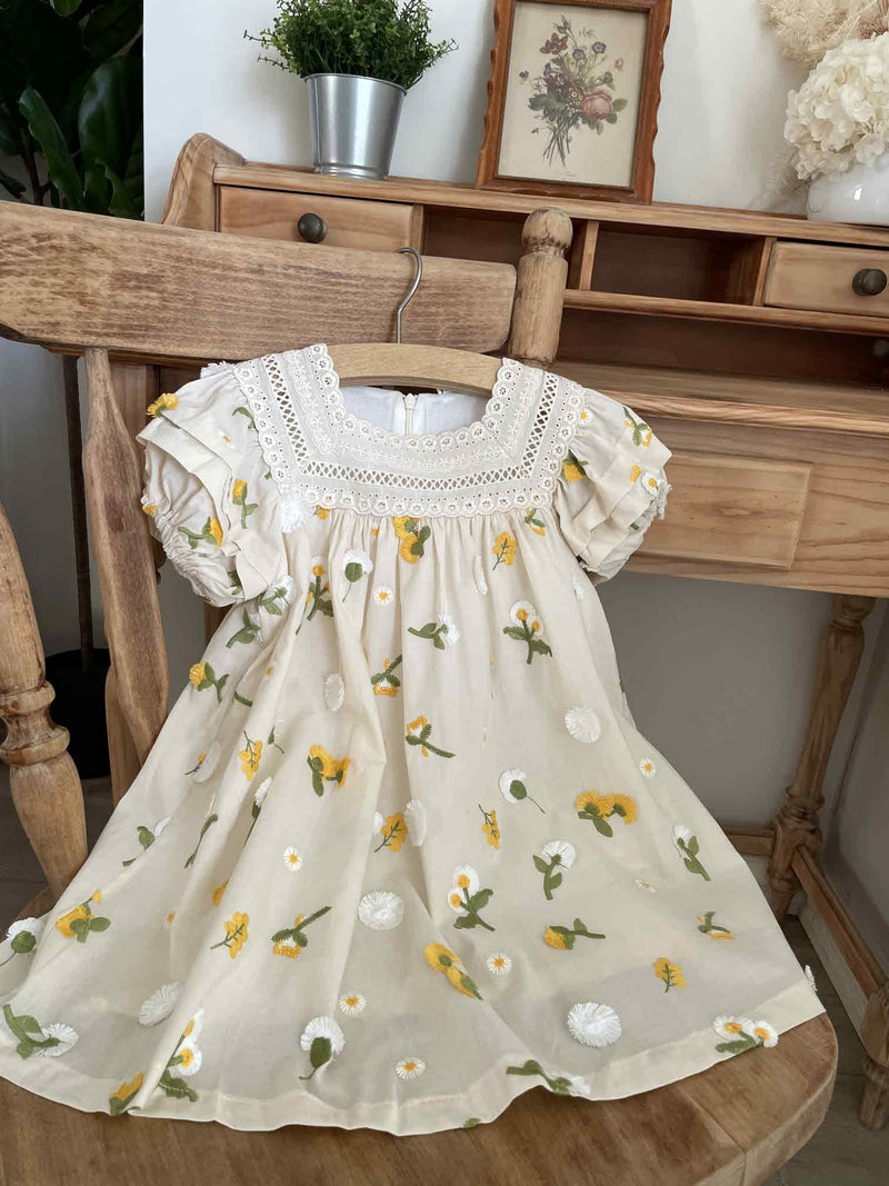 Garden Embroidered Dress