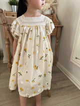 Garden Embroidered Dress