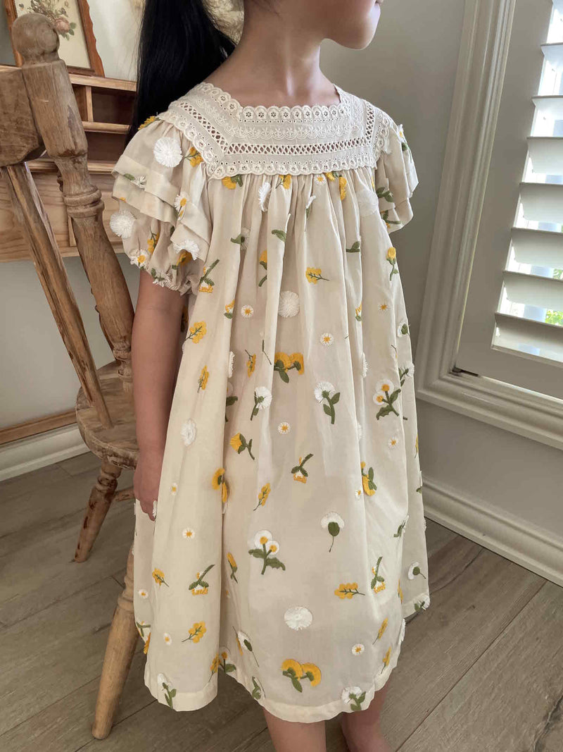 Garden Embroidered Dress