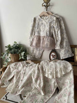 Berry Blouse and Pants Set