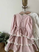 Ariel Ruffle Dress _Pink