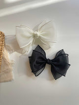 Belle Triple Organza Bow Clips