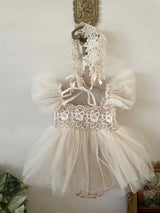 Carena Dress Romper_ Beige