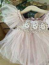 Carena Dress Romper_ Pink
