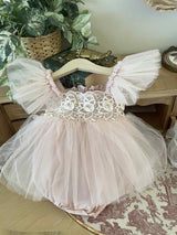 Carena Dress Romper_ Pink