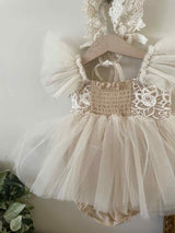 Carena Dress Romper_ Beige