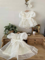 Ines Organza Romper_ Cream