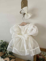 Ines Organza Romper_ Cream