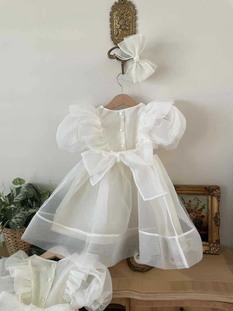Ines Organza Dress_ Cream