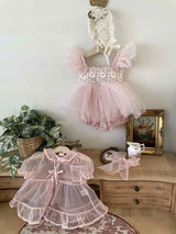 Carena Dress Romper_ Pink
