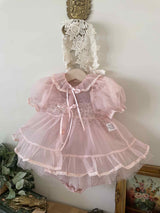 Carena Dress Romper_ Pink