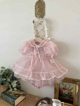 Carena Dress Romper_ Pink