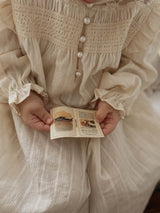 Ellie Cream Smock Dress
