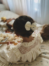 Ellie Cream Smock Dress