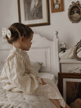 Ellie Cream Smock Dress